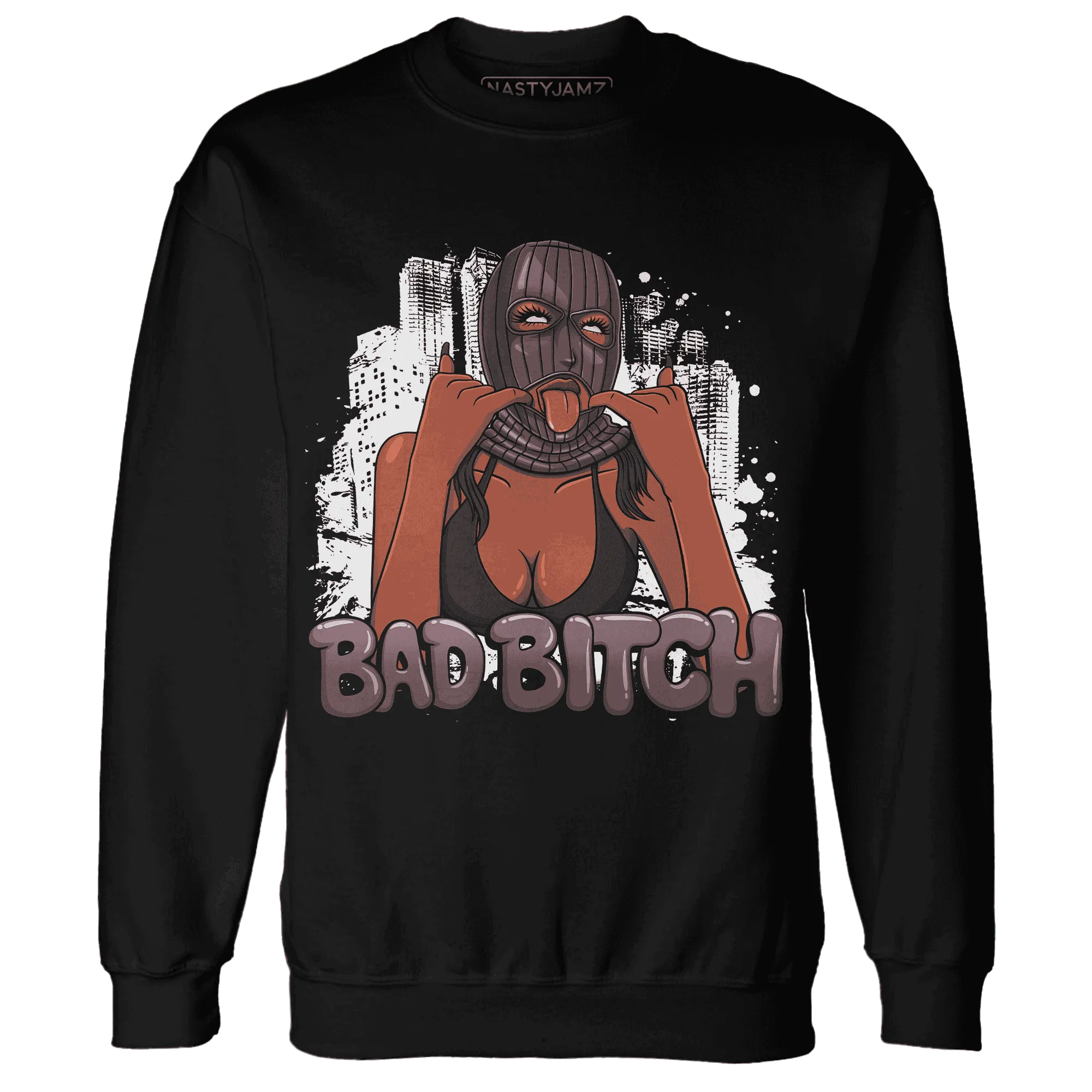 Burgundy-Crush-3s-NastyJamz-Sweatshirt-Match-Gangster-Bad-Bitch