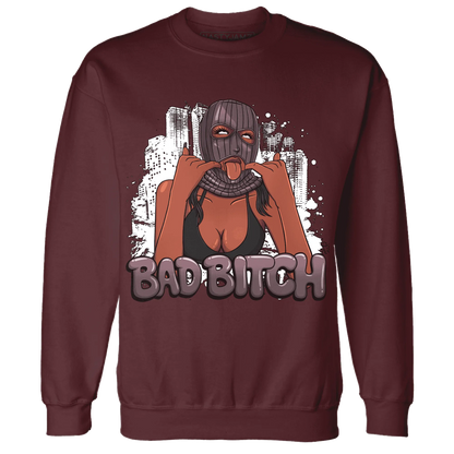 Burgundy-Crush-3s-NastyJamz-Sweatshirt-Match-Gangster-Bad-Bitch