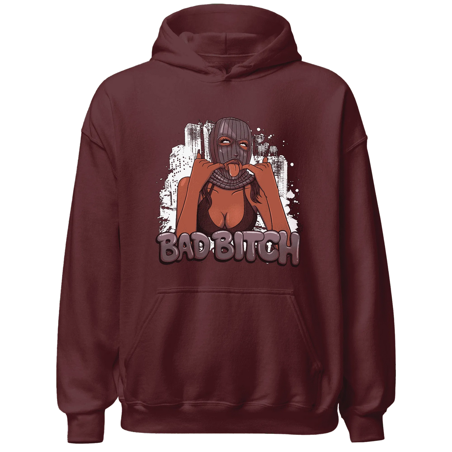 Burgundy-Crush-3s-NastyJamz-Hoodie-Match-Gangster-Bad-Bitch