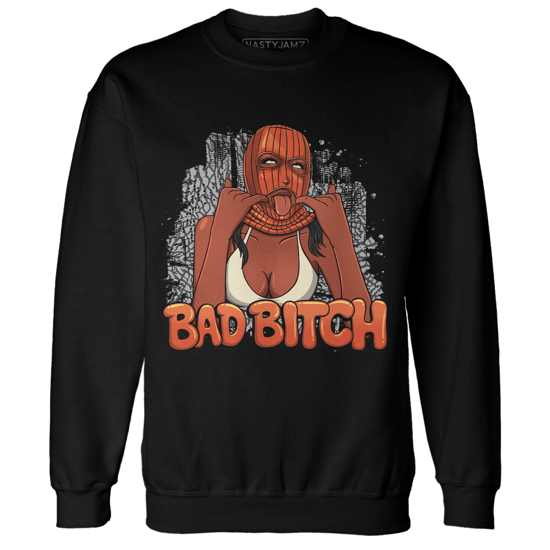 Georgia Peach 3s Sweatshirt Match Gangster Bad Bitch - NastyJamz
