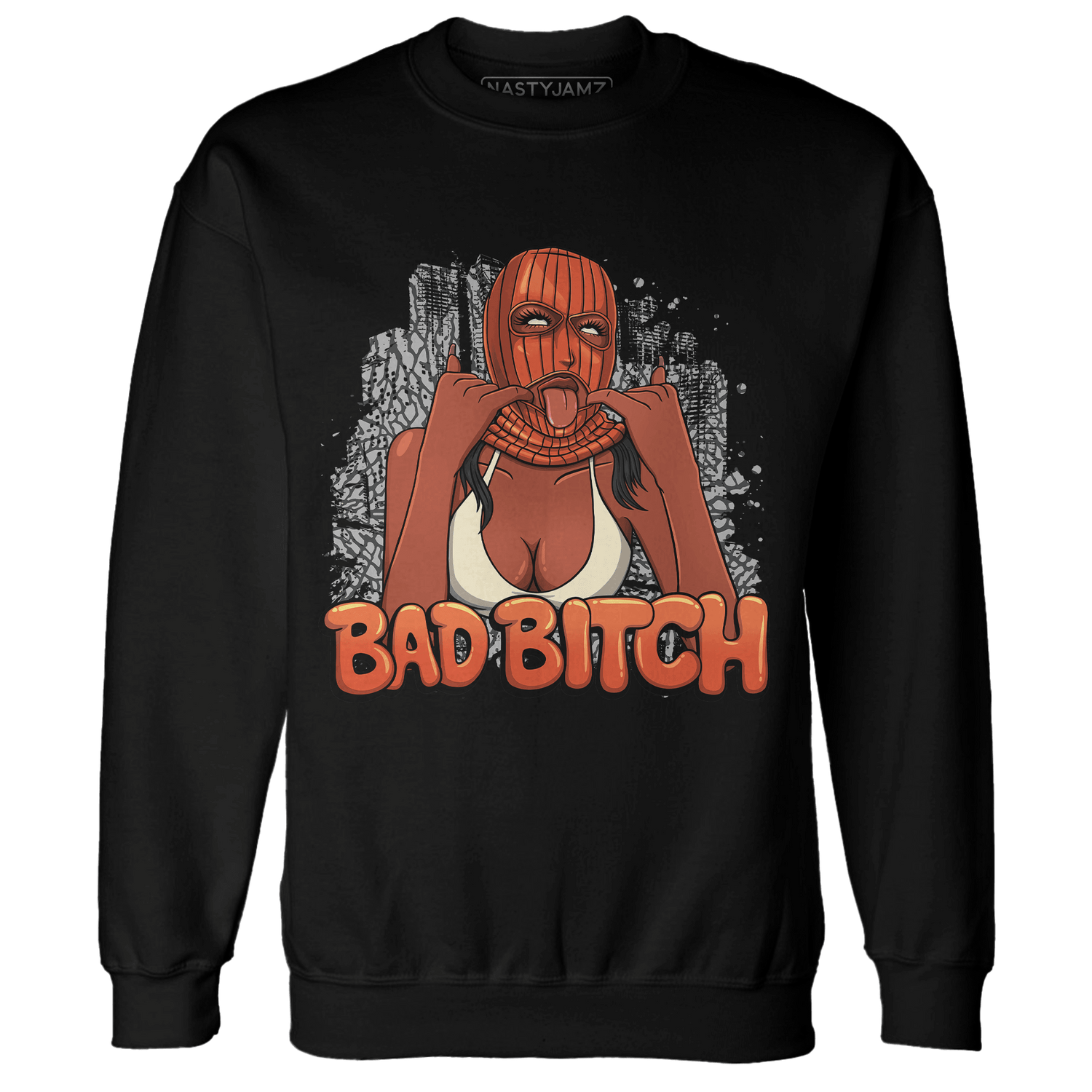 Georgia Peach 3s Sweatshirt Match Gangster Bad Bitch - NastyJamz