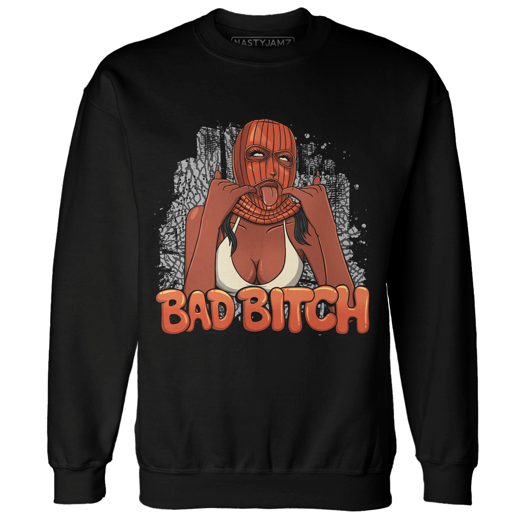 Georgia Peach 3s Sweatshirt Match Gangster Bad Bitch - NastyJamz