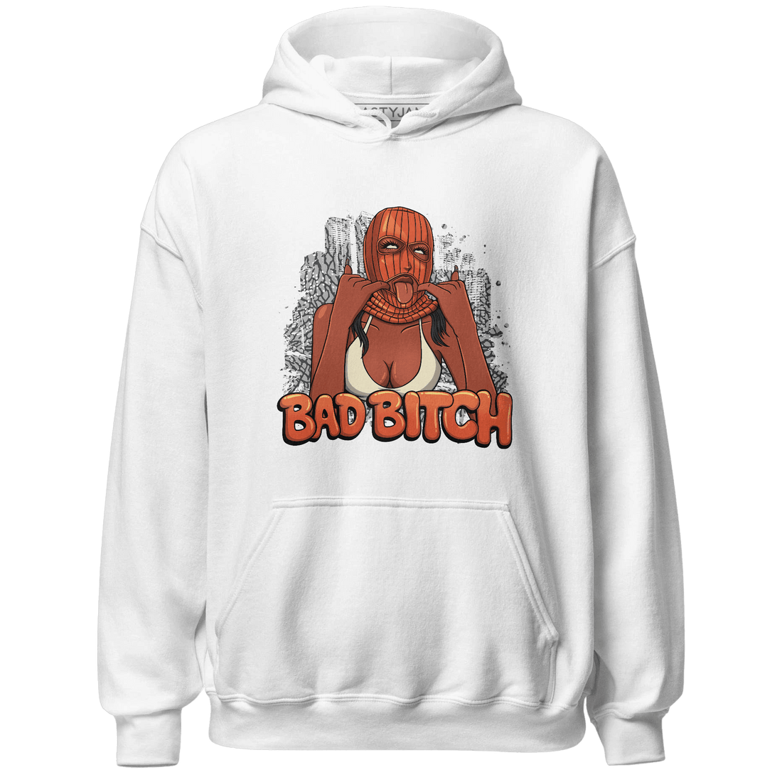 Georgia Peach 3s Hoodie Match Gangster Bad Bitch - NastyJamz