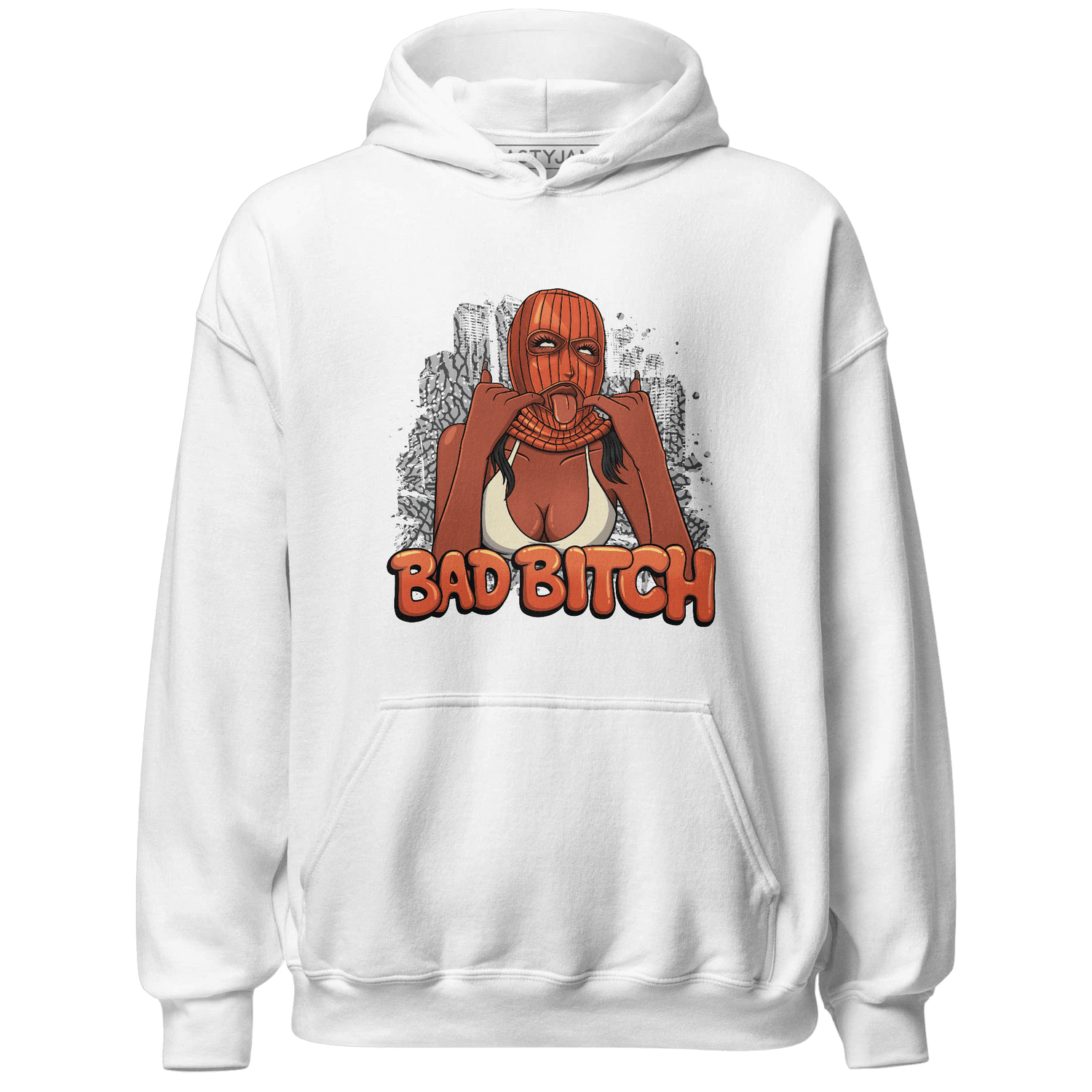 Georgia Peach 3s Hoodie Match Gangster Bad Bitch - NastyJamz