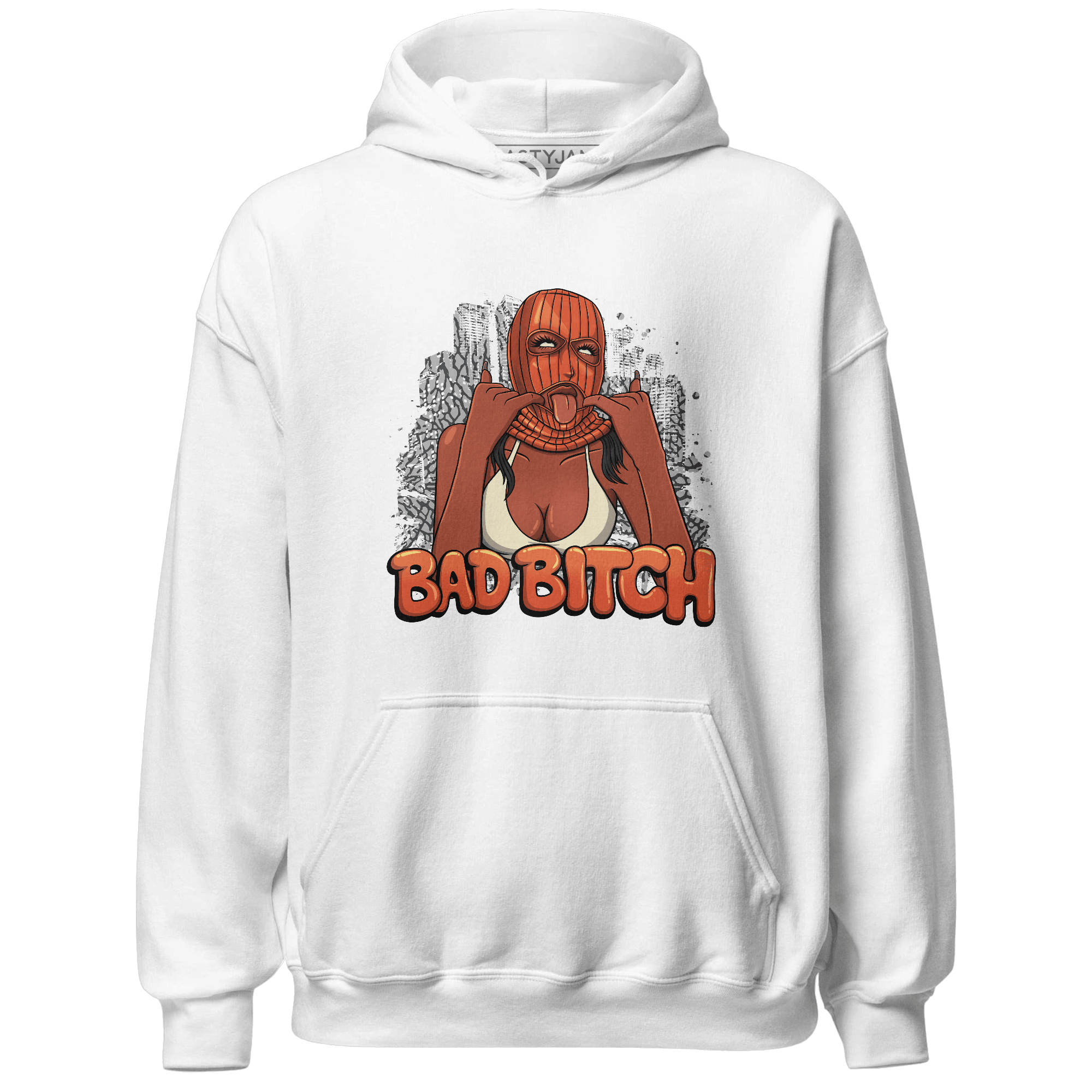 Georgia Peach 3s Hoodie Match Gangster Bad Bitch - NastyJamz