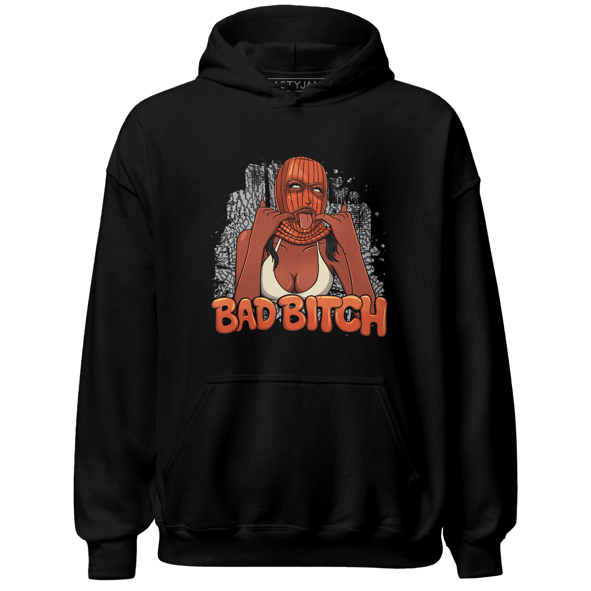 Georgia Peach 3s Hoodie Match Gangster Bad Bitch - NastyJamz