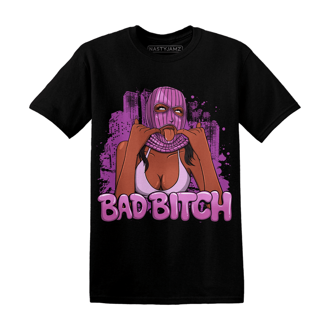 GS Hyper Violet 4s T Shirt Gangster Bad Bitch - NastyJamz