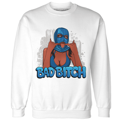 Industrial Blue 4s Sweatshirt Match Gangster Bad Bitch - NastyJamz