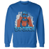 Industrial Blue 4s Sweatshirt Match Gangster Bad Bitch - NastyJamz