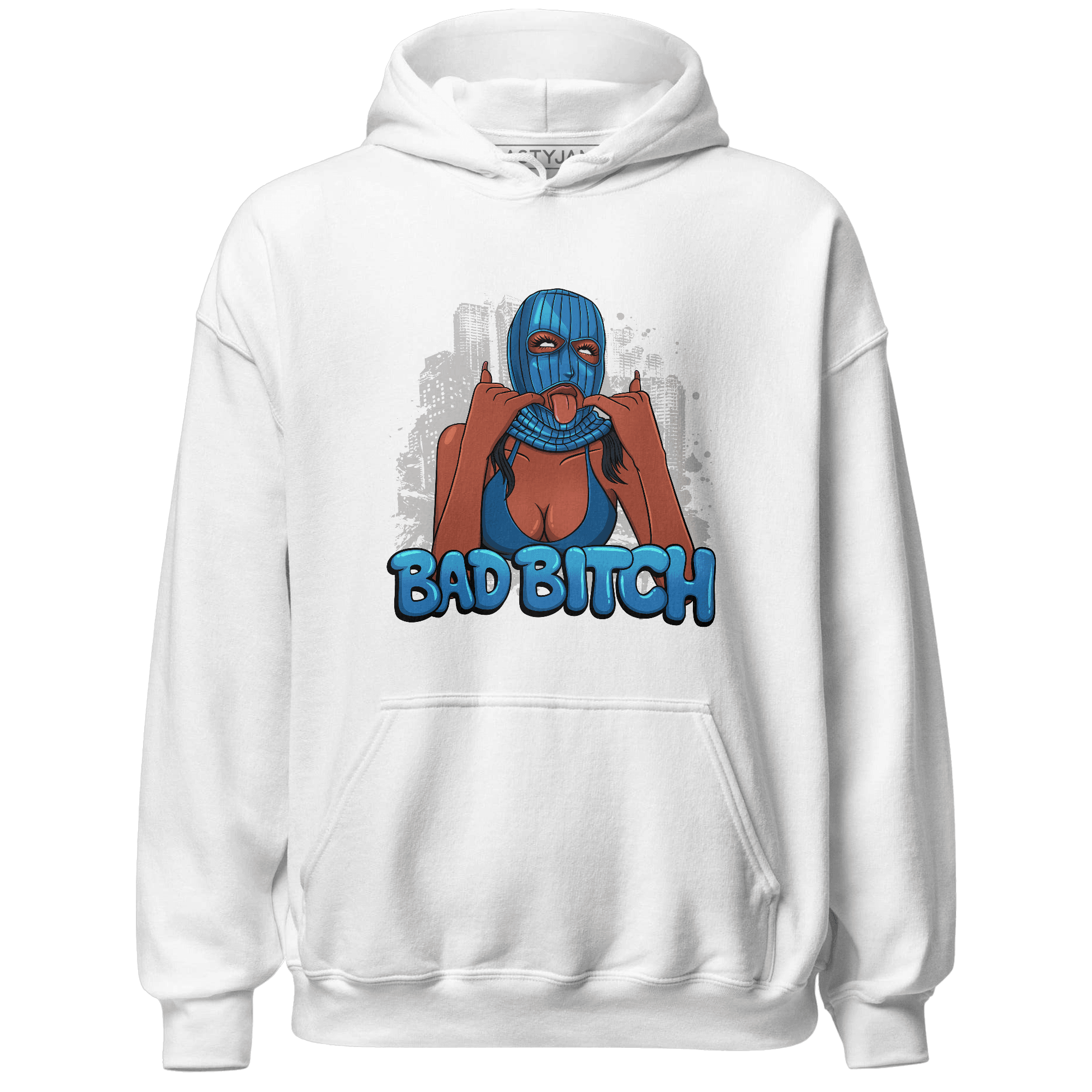 Industrial Blue 4s Hoodie Match Gangster Bad Bitch - NastyJamz