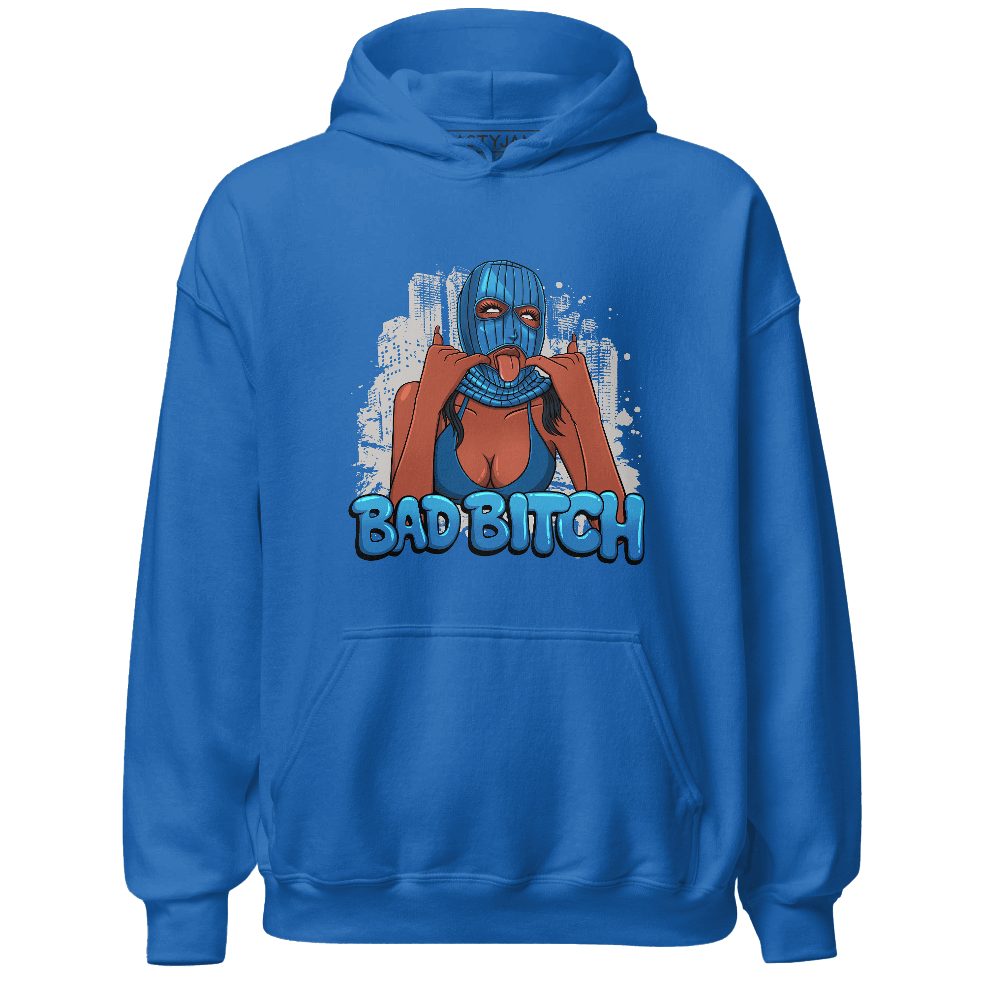 Industrial Blue 4s Hoodie Match Gangster Bad Bitch - NastyJamz