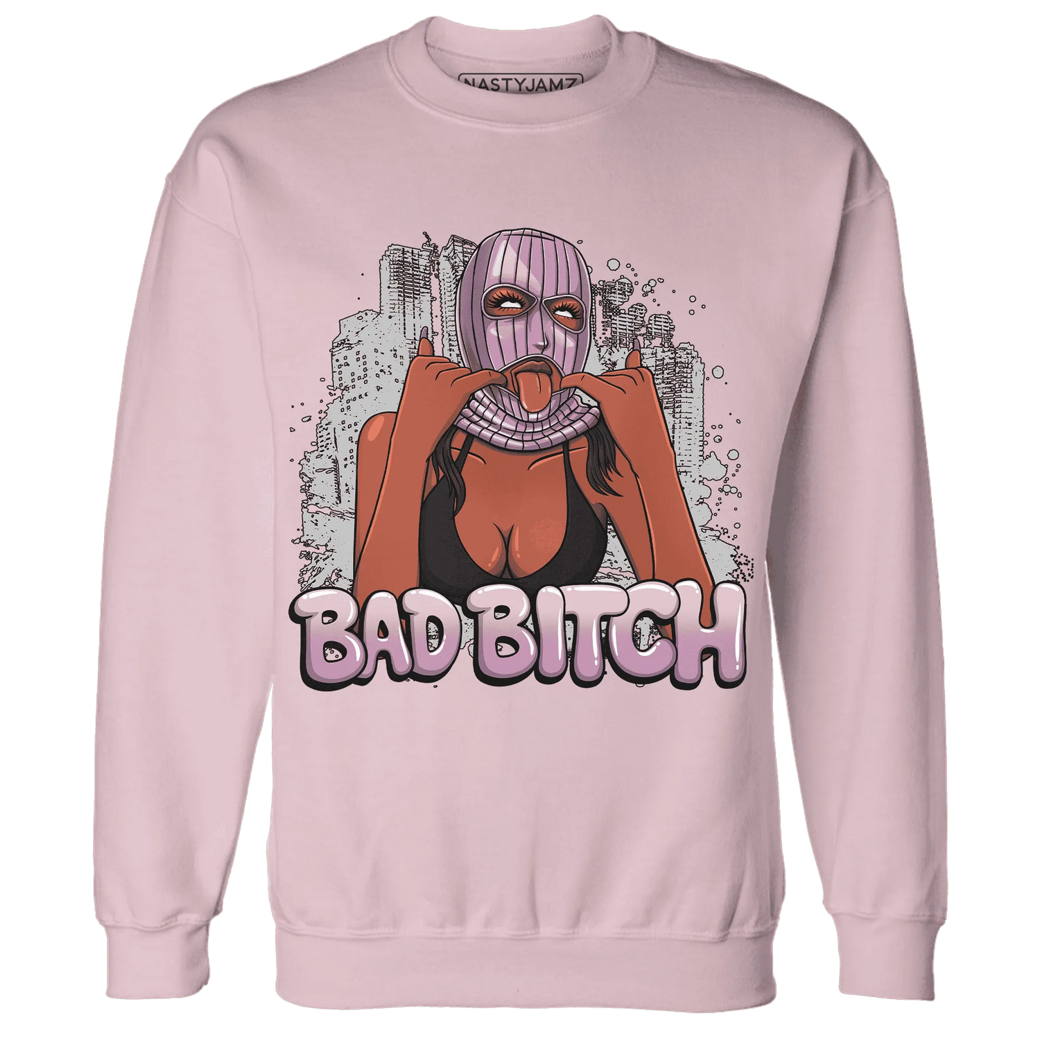 Orchid-Neutral-Grey-Black-White-4s-Sweatshirt-Match-Gangster-Bad-Bitch