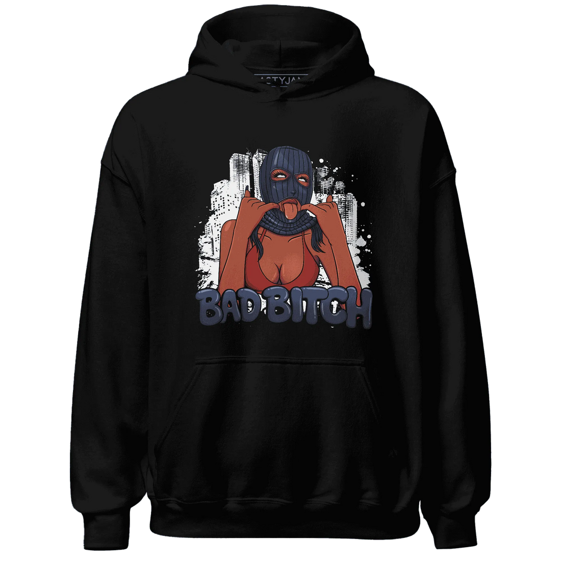 White-Navy-6s-Hoodie-Match-Gangster-Bad-Bitch