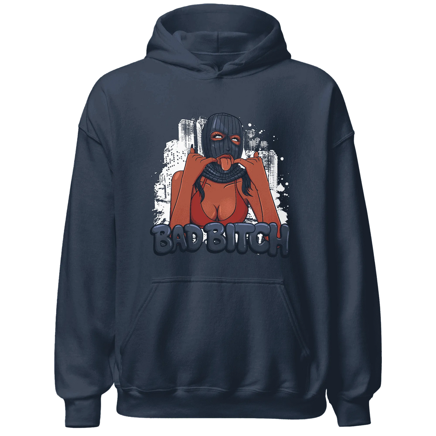 White-Navy-6s-Hoodie-Match-Gangster-Bad-Bitch