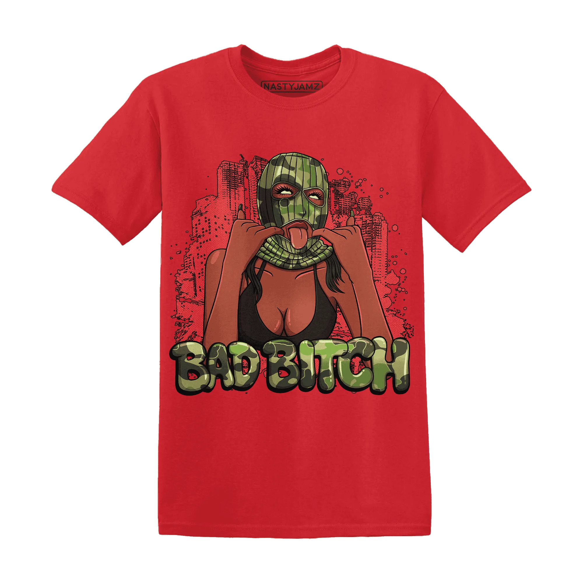 AM-90-Dark-Sage-Solar-Red-T-Shirt-Match-Gangster-Bad-Bitch