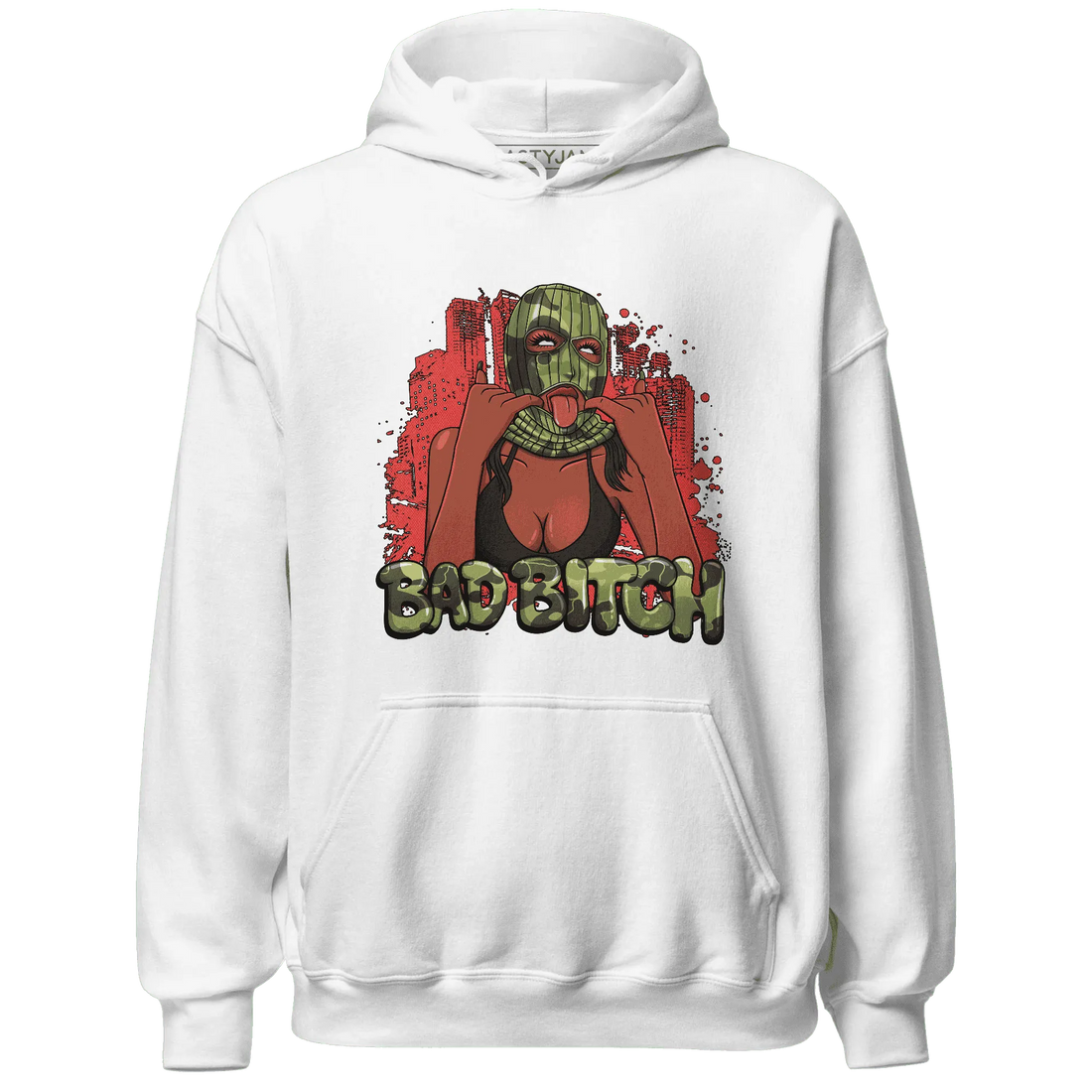 AM-90-Dark-Sage-Solar-Red-Hoodie-Match-Gangster-Bad-Bitch