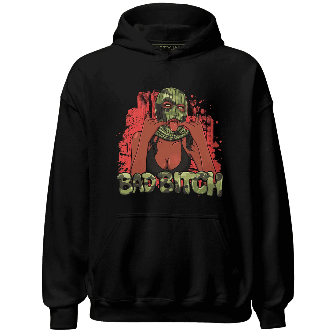 AM-90-Dark-Sage-Solar-Red-Hoodie-Match-Gangster-Bad-Bitch