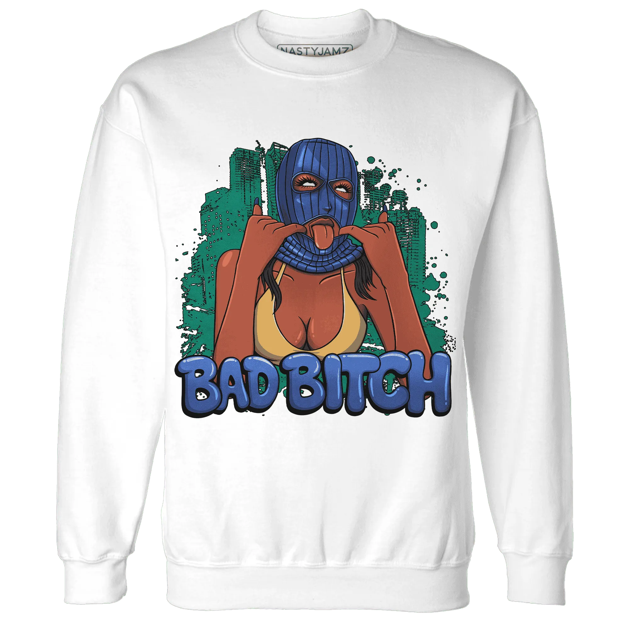 Dunk-Hyper-Royal-Malachite-Sweatshirt-Match-Gangster-Bad-Bitch