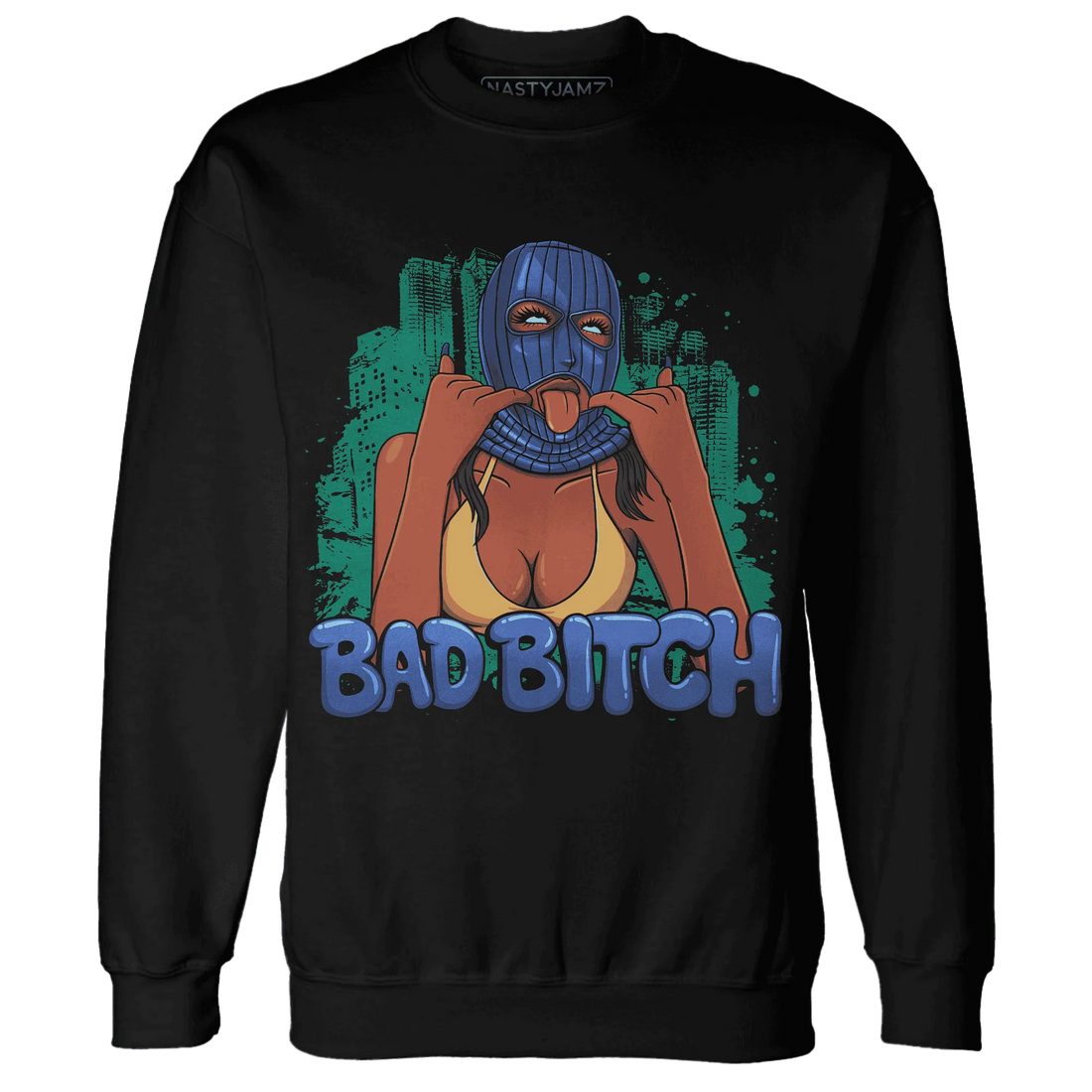 Dunk-Hyper-Royal-Malachite-Sweatshirt-Match-Gangster-Bad-Bitch