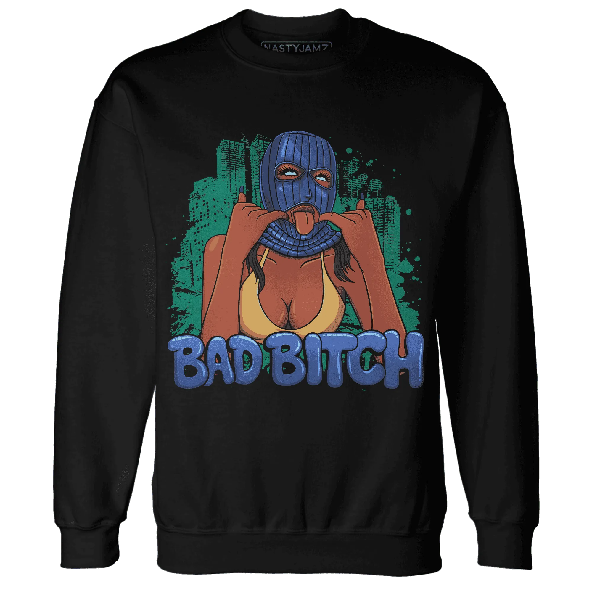 Dunk-Hyper-Royal-Malachite-Sweatshirt-Match-Gangster-Bad-Bitch