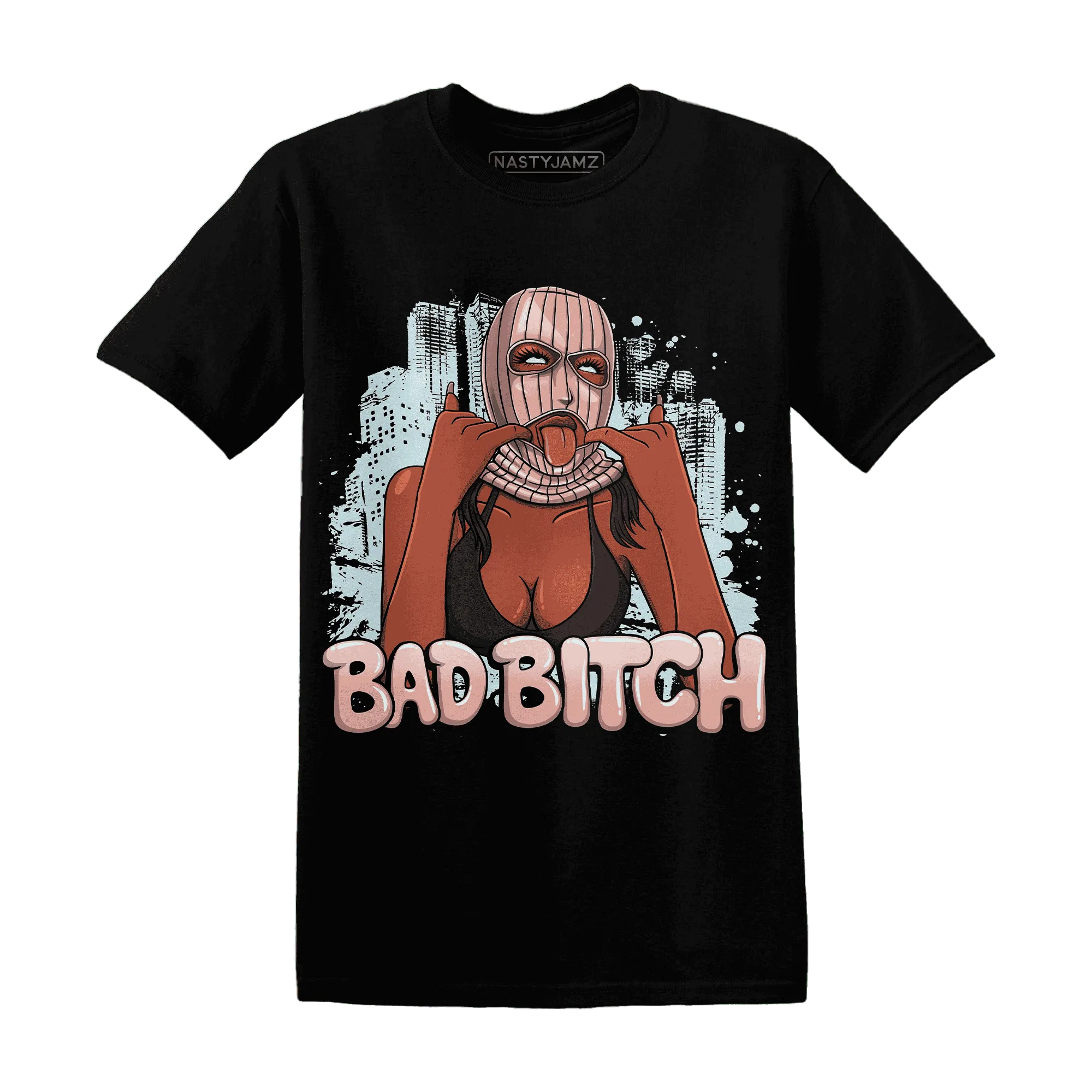 Dunk-Low-Glacier-Blue-Arctic-Orange-T-Shirt-Match-Gangster-Bad-Bitch