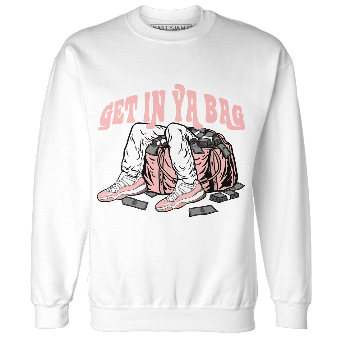 Low Legend Pink 11s Sweatshirt Match Get In Ya Bag - NastyJamz