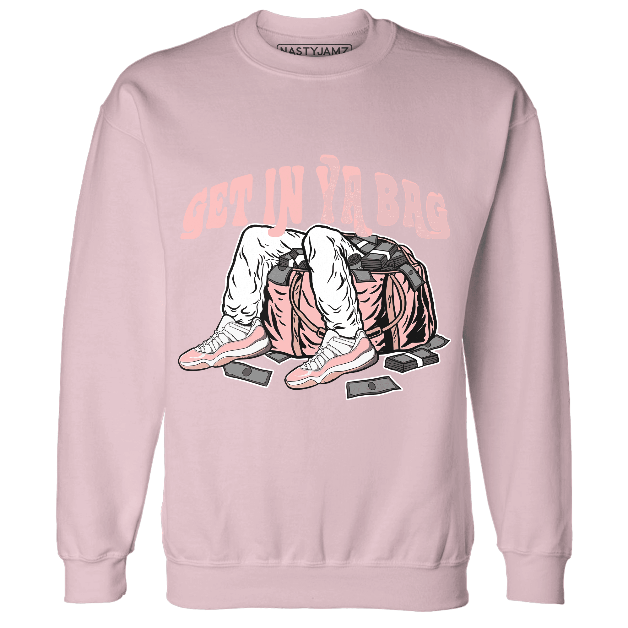 Low Legend Pink 11s Sweatshirt Match Get In Ya Bag - NastyJamz