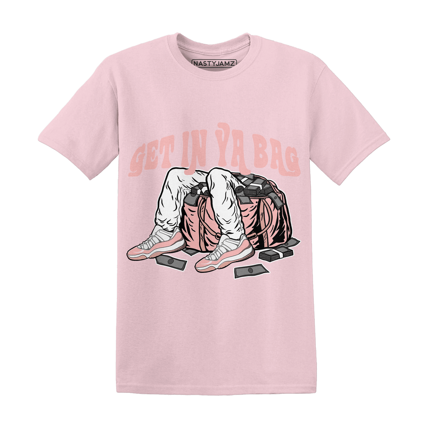 Low Legend Pink 11s T Shirt Match Get In Ya Bag - NastyJamz