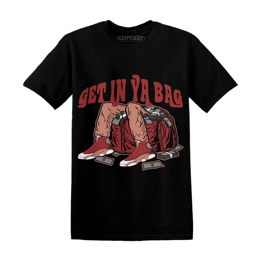 Dune Red 13s T Shirt Match Get In Ya Bag - NastyJamz