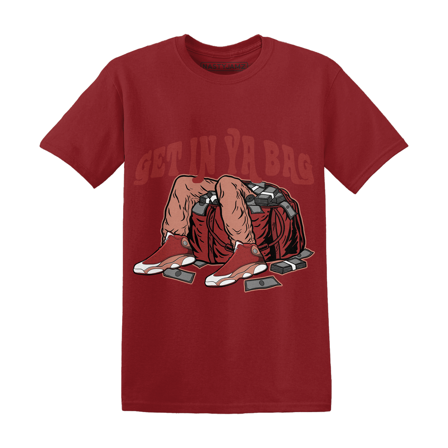 Dune Red 13s T Shirt Match Get In Ya Bag - NastyJamz