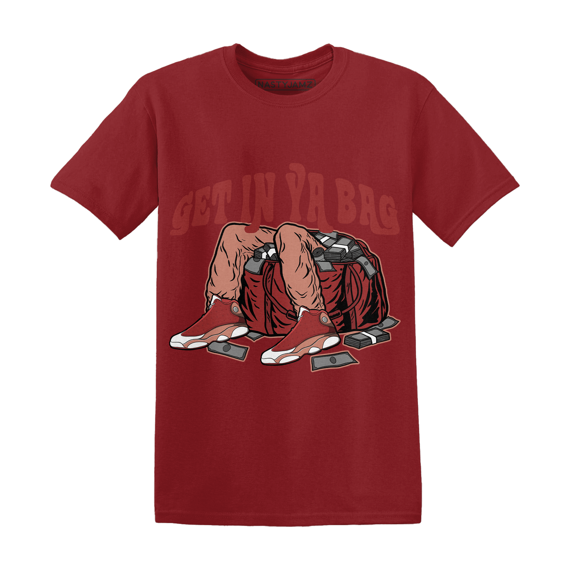 Dune Red 13s T Shirt Match Get In Ya Bag - NastyJamz