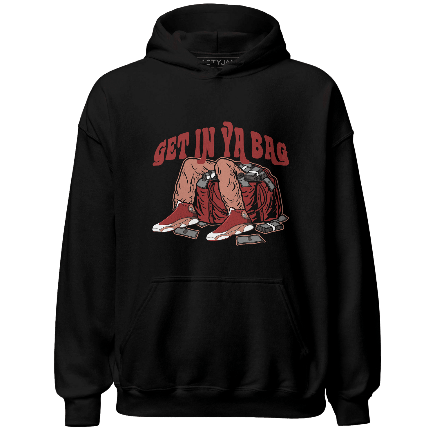 Dune Red 13s Hoodie Match Get In Ya Bag - NastyJamz