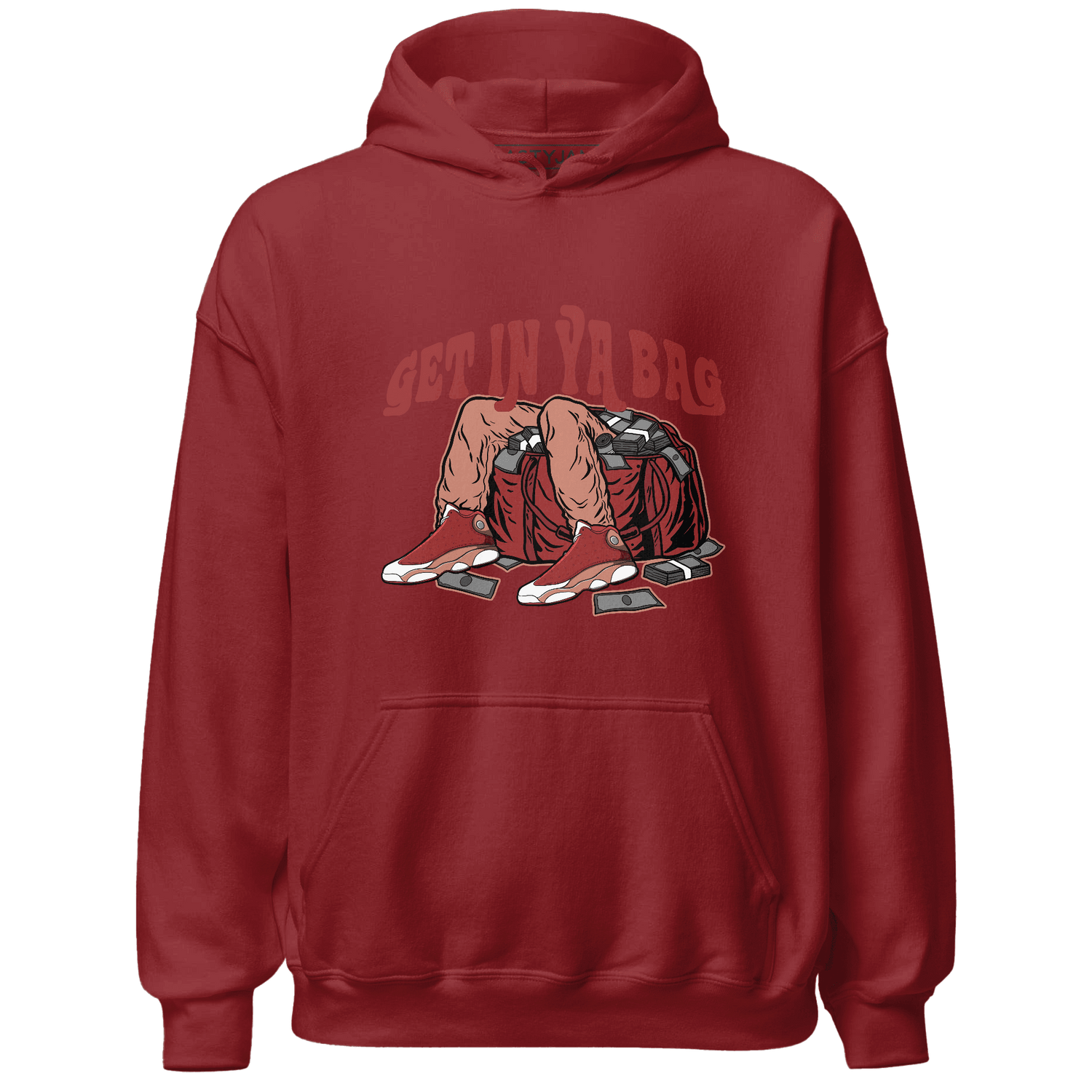 Dune Red 13s Hoodie Match Get In Ya Bag - NastyJamz