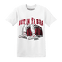 High 85 Metallic Burgundy 1s T Shirt Match Get In Ya Bag - NastyJamz