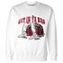 High 85 Metallic Burgundy 1s Sweatshirt Match Get In Ya Bag - NastyJamz