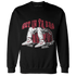 High 85 Metallic Burgundy 1s Sweatshirt Match Get In Ya Bag - NastyJamz