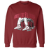High 85 Metallic Burgundy 1s Sweatshirt Match Get In Ya Bag - NastyJamz