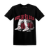High 85 Metallic Burgundy 1s T Shirt Match Get In Ya Bag - NastyJamz