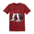 High 85 Metallic Burgundy 1s T Shirt Match Get In Ya Bag - NastyJamz