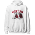 High 85 Metallic Burgundy 1s Hoodie Match Get In Ya Bag - NastyJamz