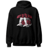High 85 Metallic Burgundy 1s Hoodie Match Get In Ya Bag - NastyJamz