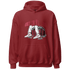 High 85 Metallic Burgundy 1s Hoodie Match Get In Ya Bag - NastyJamz
