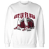 High White Team Red 1s Sweatshirt Match Get In Ya Bag - NastyJamz