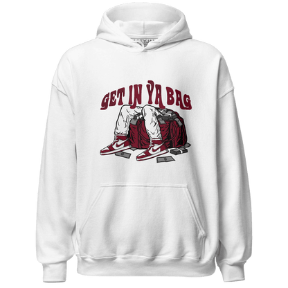 High White Team Red 1s Hoodie Match Get In Ya Bag - NastyJamz