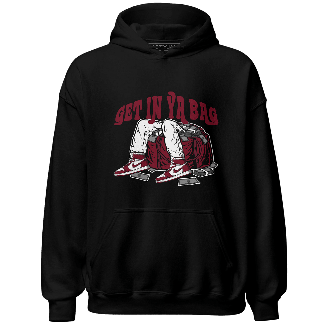 High White Team Red 1s Hoodie Match Get In Ya Bag - NastyJamz
