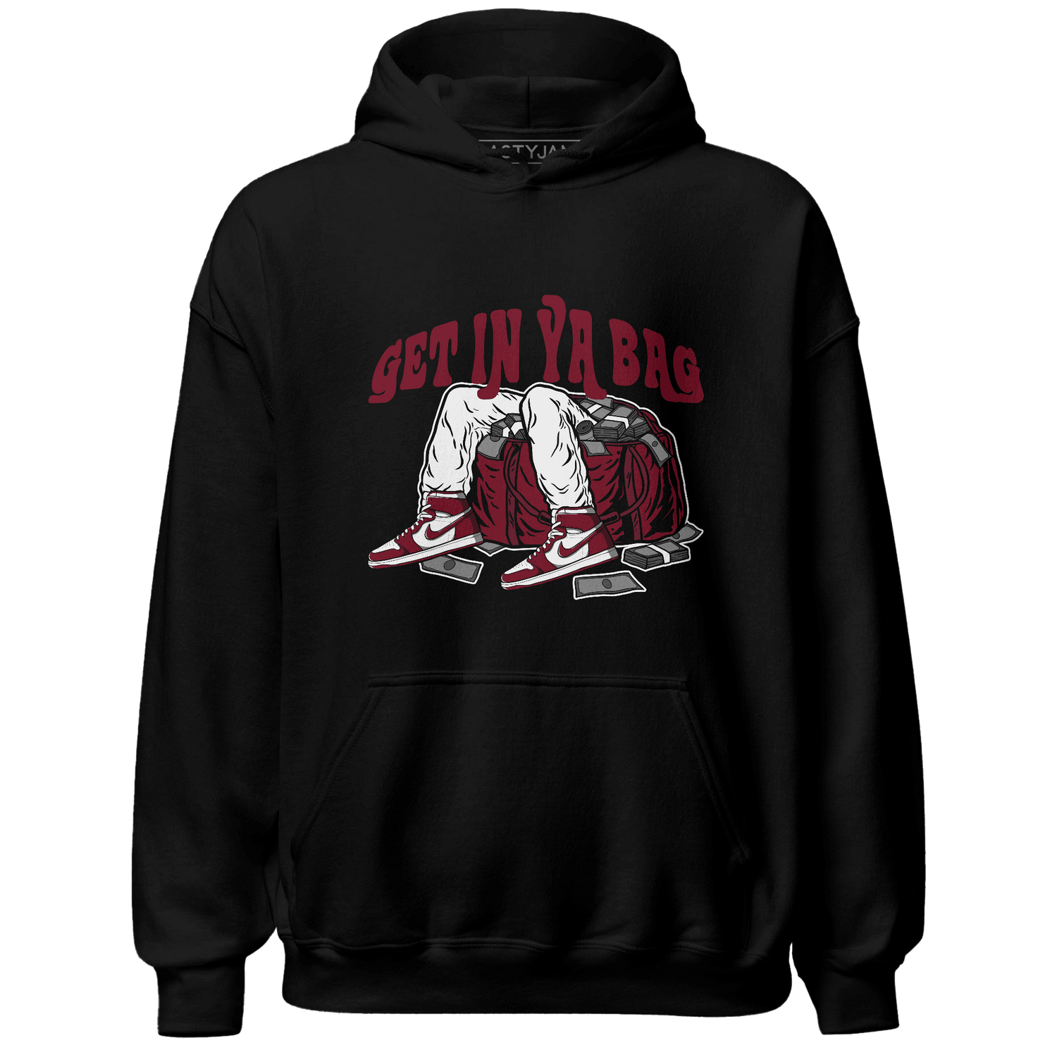 High White Team Red 1s Hoodie Match Get In Ya Bag - NastyJamz