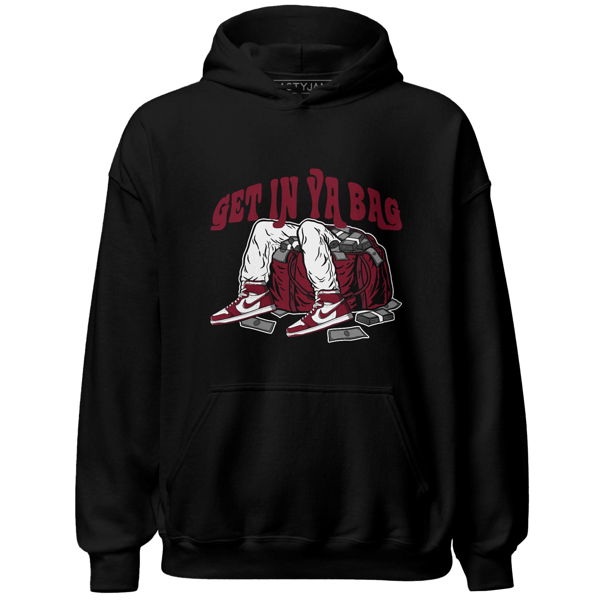 High White Team Red 1s Hoodie Match Get In Ya Bag - NastyJamz