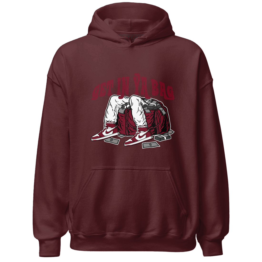 High White Team Red 1s Hoodie Match Get In Ya Bag - NastyJamz