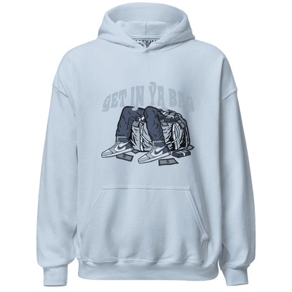Mid Diffused Blue Grey 1s Hoodie Match Get In Ya Bag - NastyJamz