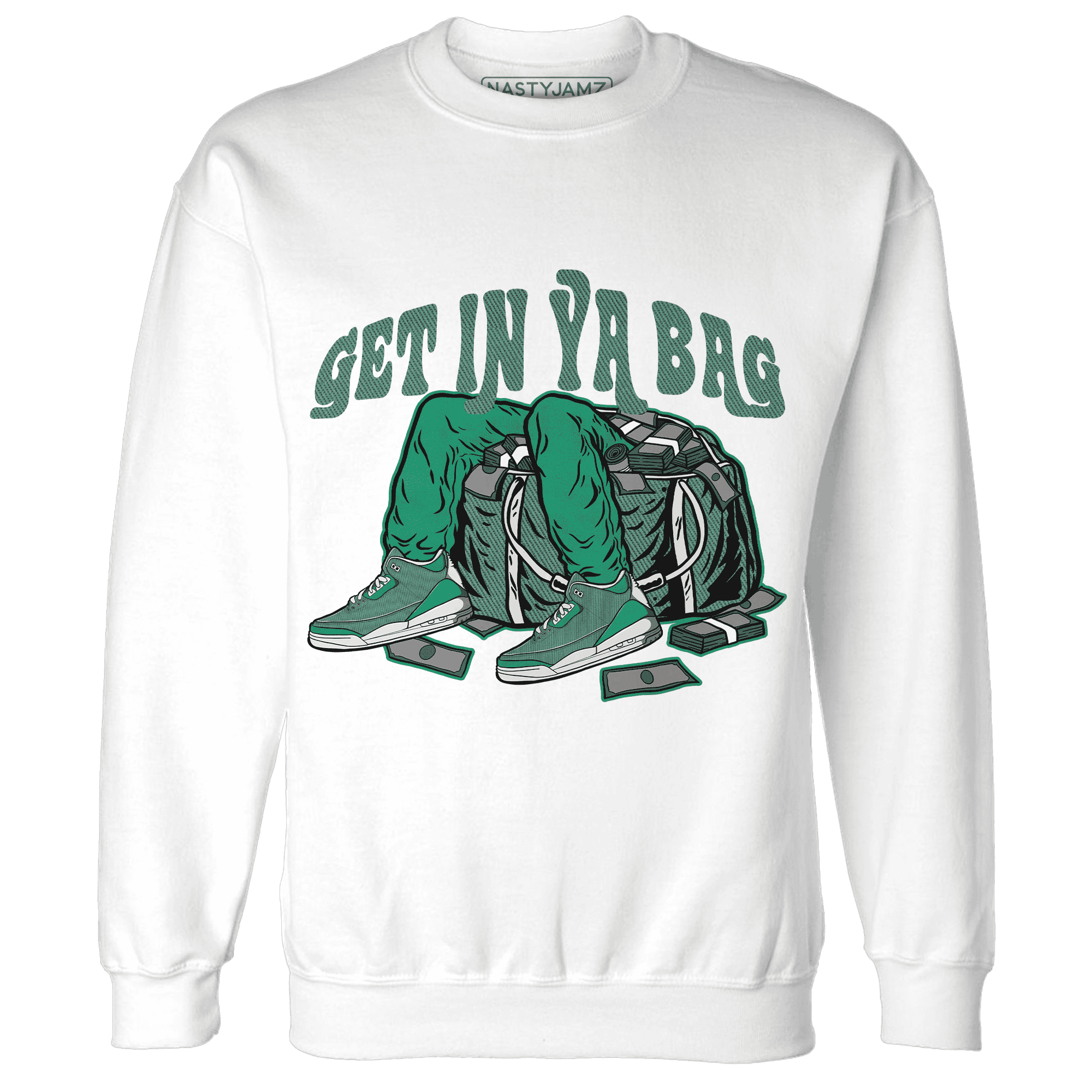Nina CN Abney 3s Sweatshirt Match Get In Ya Bag - NastyJamz